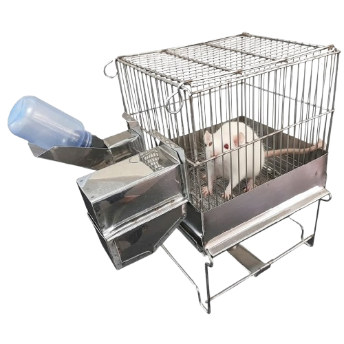Equipamento projetado para estudos de metabolismo e fisiologia animal. Permite a coleta separada e precisa de urina e fezes, além do controle de consumo de ração e água. Ideal para pesquisas em nutrição, farmacologia, toxicologia e endocrinologia. Fabricada com materiais resistentes e de fácil higienização, garante isolamento individual e condições experimentais padronizadas.