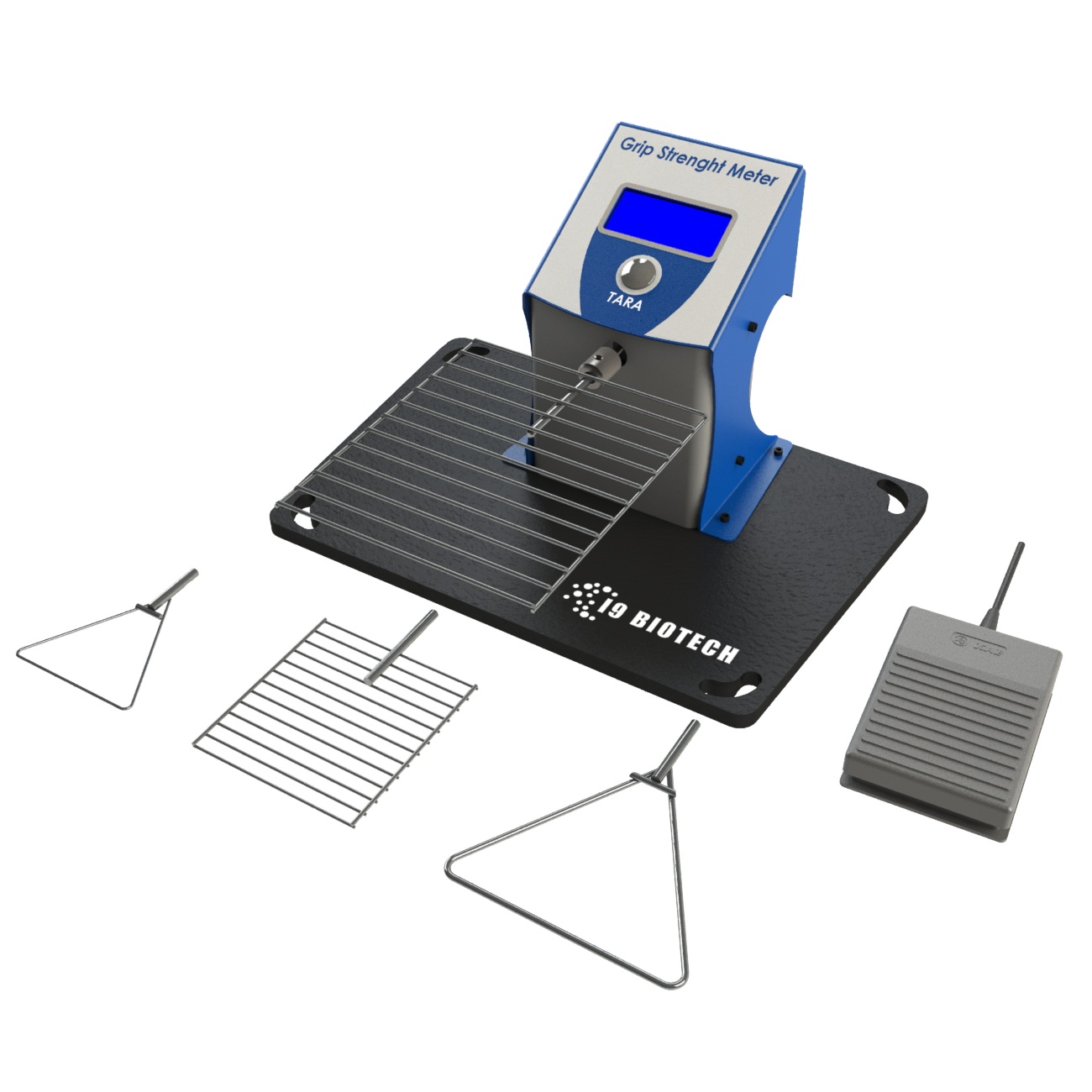 O Grip Strength Meter Test (teste de força de preensão) é um teste amplamente utilizado em pesquisas com roedores (especialmente ratos e camundongos) para avaliar força muscular e função neuromuscular, sendo útil em estudos de neurociência, doenças neuromusculares, envelhecimento, e efeitos de fármacos